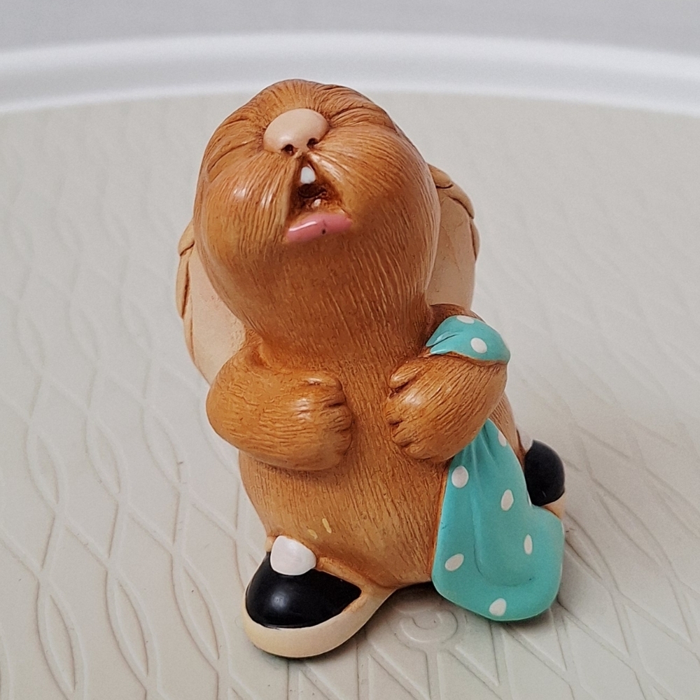 💚FINAL💲Vtg Pendelfin "Barney" >>>Adorable Crying Bunny Figurine *England🤍